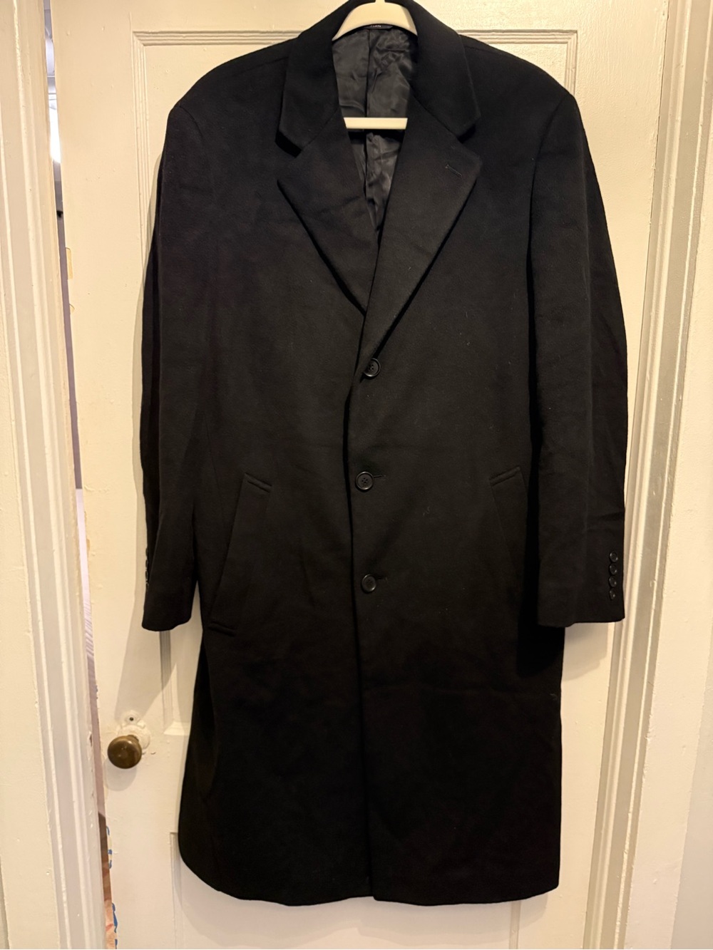 Brooks Brothers Black Men's Pea Coat